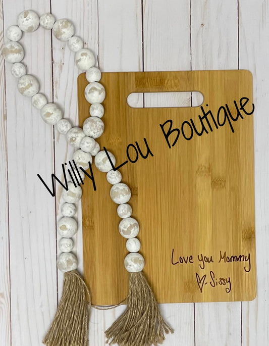 Custom Message Cutting Board